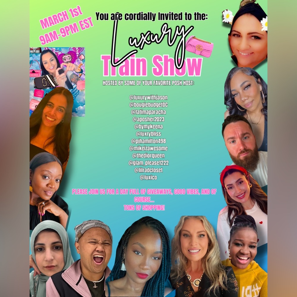 🩷LUXURY TRAIN SHOW MARCH 1ST🩷